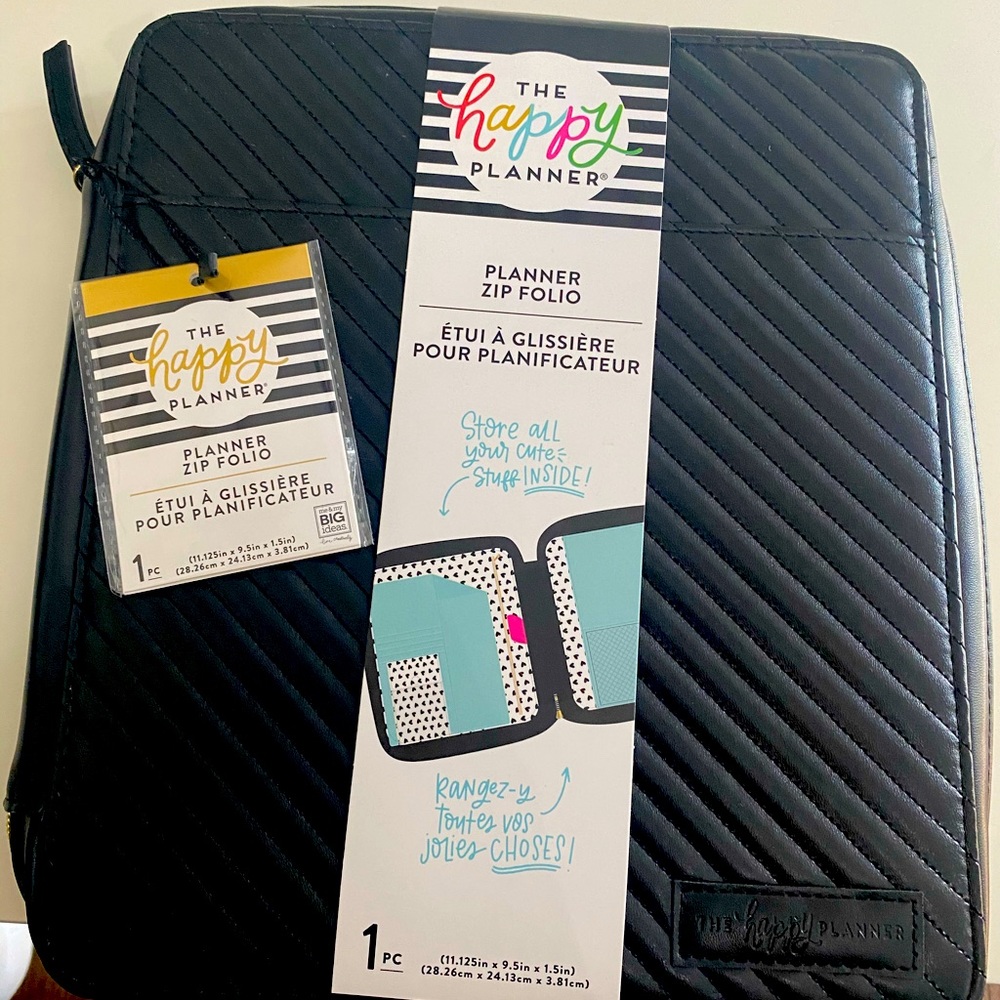NEW Happy Planner zip folio